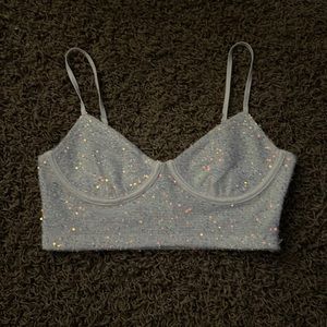 Forever 21 glitter bralette